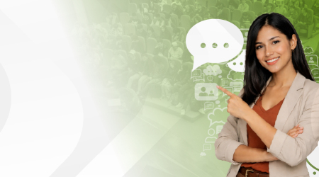 Estudiante beneficiario del programa Renta Joven, participa del encuentro virtual.