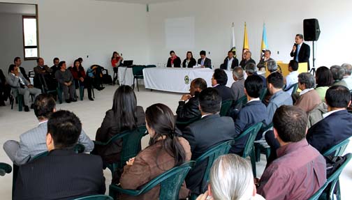 Conversatorio con docentes en la extensión Chía