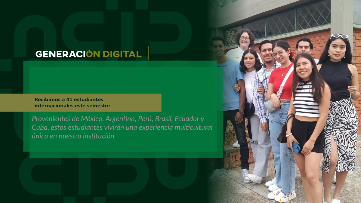 41 estudiantes internacionales este semestre