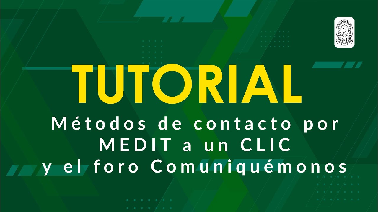Metodos de contacto por medit a un clic Métodos de contacto por medita un clic y el foro comuniquémonos inicia sesión. Haz clic en accede con tu correo electrónico institucional para ingresar a la plataforma, ingresa a la pestaña de cursos, ingresa a la opción mis cursos accede al cadiz de tu elección, desliza hasta visualizar el apartado medita un clic puedes iniciar con las opciones soporte de aula mesa de. Servicio soporte aulas ukundinamarca Edu seo el correo de la Oficina de Educación virtual y a distancia. Soporte aula virtual arroba bucus Dinamarca seo y en algunos casos el correo del gestor. Dentro del CAI se encuentra el foro comunicamonos, que es el espacio diseñado para compartir las inquietudes con el gestor del conocimiento. Haz clic en el foro Comunémonos, lee las instrucciones en donde podrás gestionar preguntas y respuestas específicas y solucionar inquietudes. Institución sujeta a inspección y vigilancia por el Ministerio de Educación Nacional.