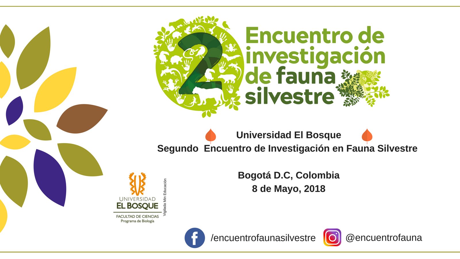 2do ENCUENTRO DE INVESTIGACIÓN EN FAUNA SILVESTRE — imagen 2 de 4 2do ENCUENTRO DE INVESTIGACIÓN EN FAUNA SILVESTRE — imagen 2 de 4