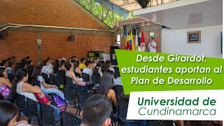 Desde Girardot, estudiantes aportan al Plan de Desarrollo