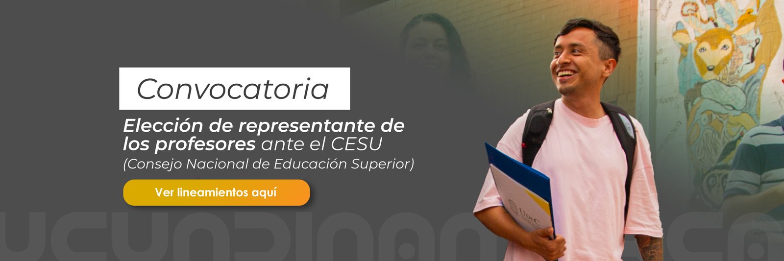 Open call for the election of a representative to CESU