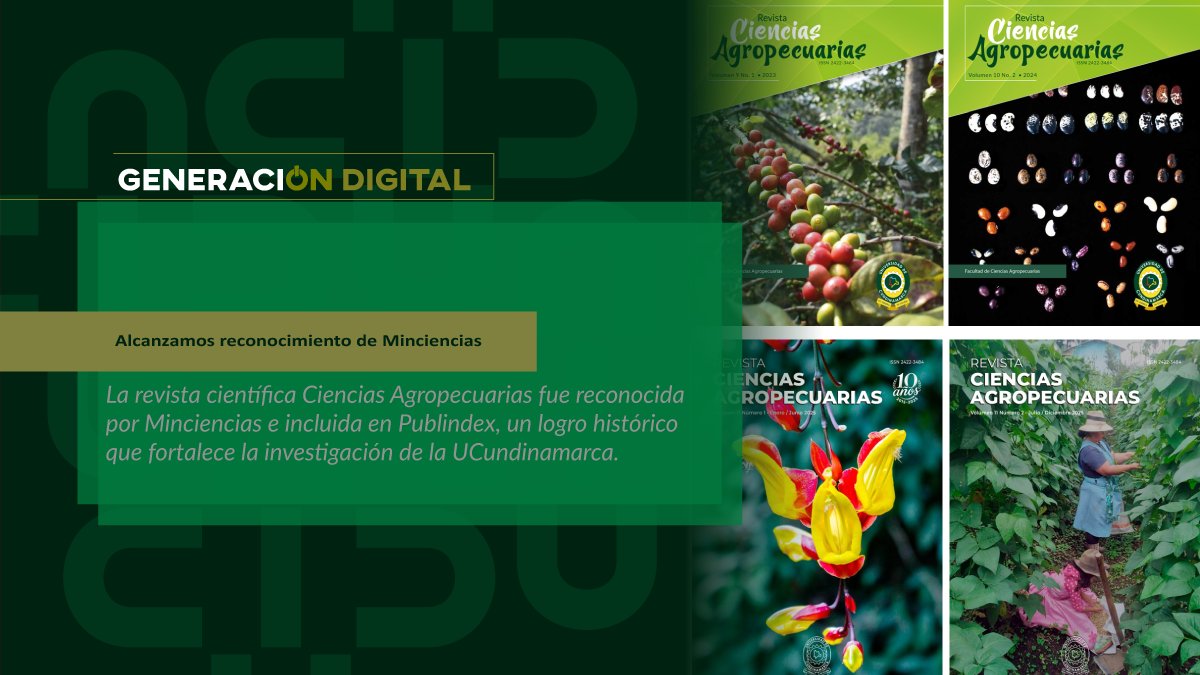 We achieved recognition from Minciencias