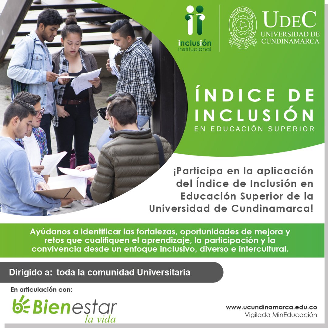 Aplicación índice de inclusión educación superior Aplicación índice de inclusión educación superior