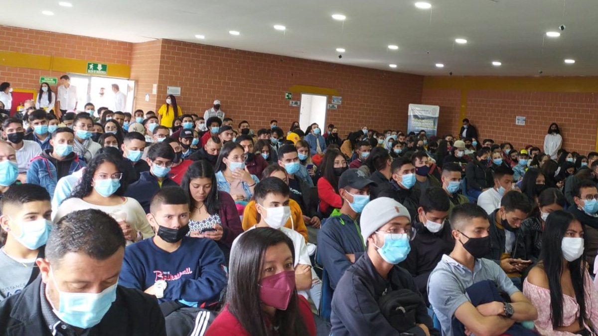 This is how the cyberculture day in Soacha went