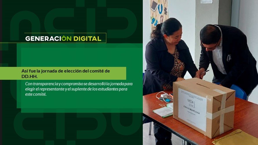 Así fue la jornada de elección del comité de DD.HH