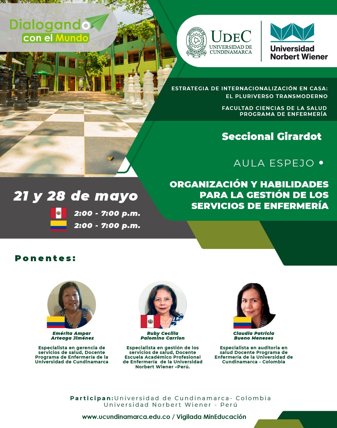 Aula espejo Facultad de Ciencias de la Salud Programa de Enfermería Aula espejo Facultad de Ciencias de la Salud Programa de Enfermería