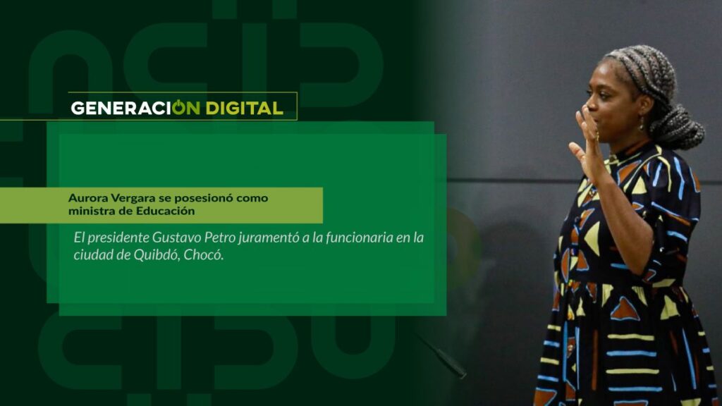 Aurora Vergara se posesionó como ministra de Educación