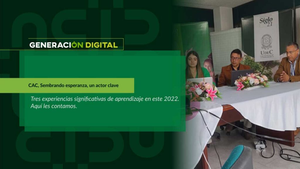 CAC, Sembrando esperanza, un actor clave