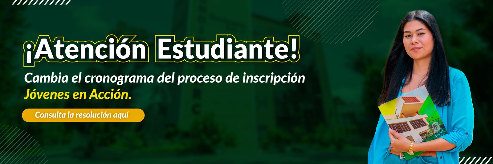Cambio de cronograma proceso de inscripción Jóvenes en Acción