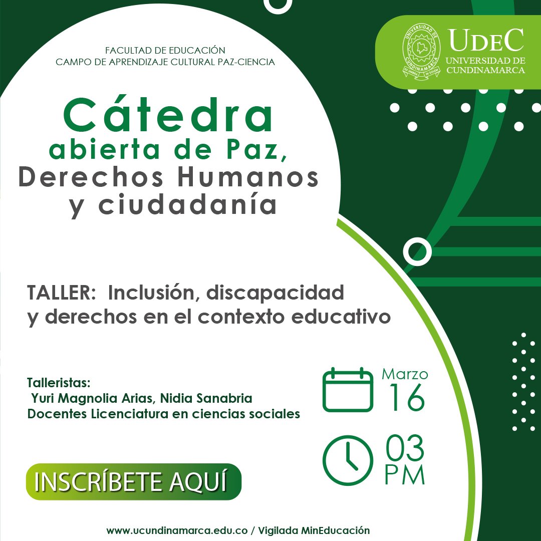 Cátedra abierta de paz — imagen 1 de 2