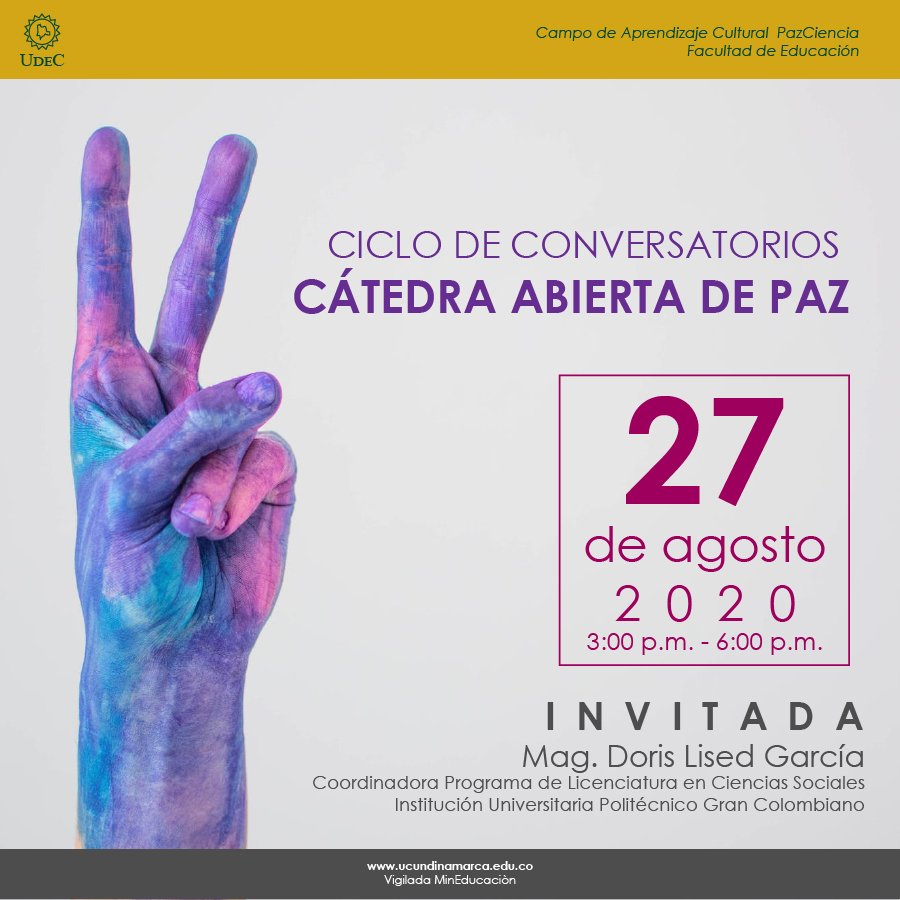 Cátedra abierta de paz — imagen 2 de 2