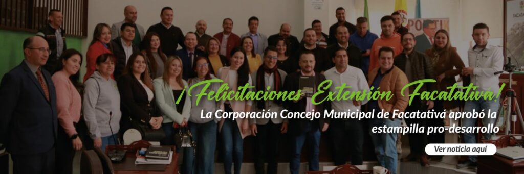Celebramos la aprobación de la estampilla para Facatativá