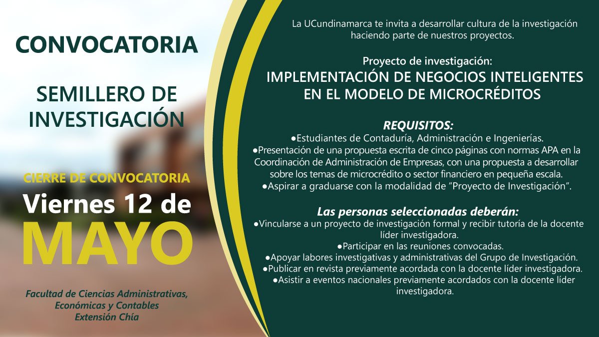 Chía: Convocatoria de Investigación