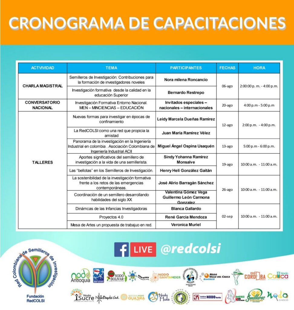 CICLO DE CONFERENCIAS Y CAPACITACIONES REDCOLSI