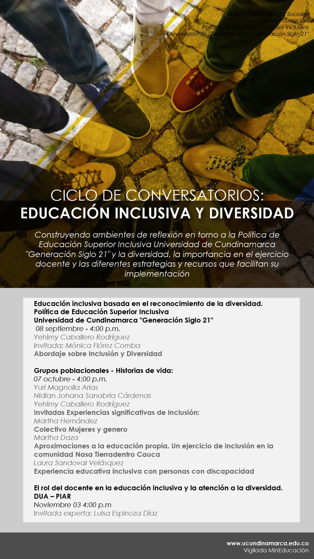 Series of talks: inclusive education and diversity