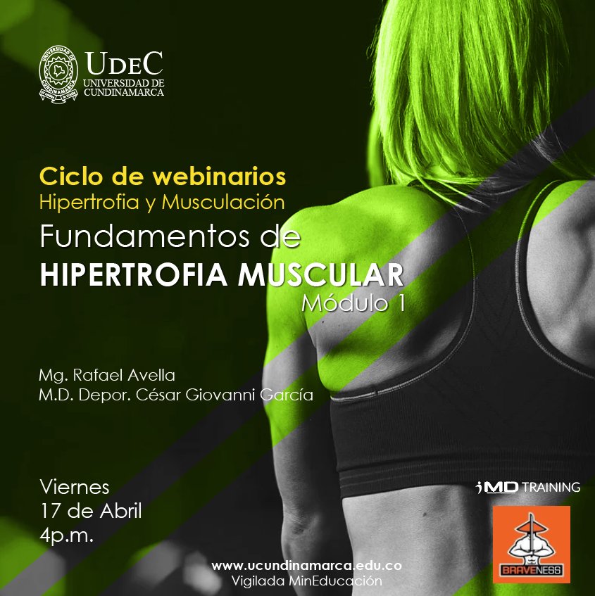 Ciclo de webinarios hipertrofia y musculación
