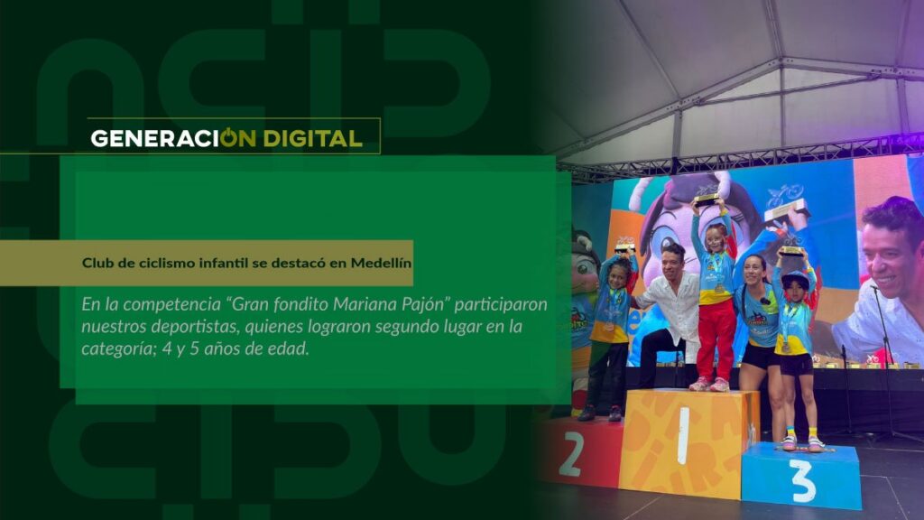 Club de ciclismo infantil se destacó en Medellín