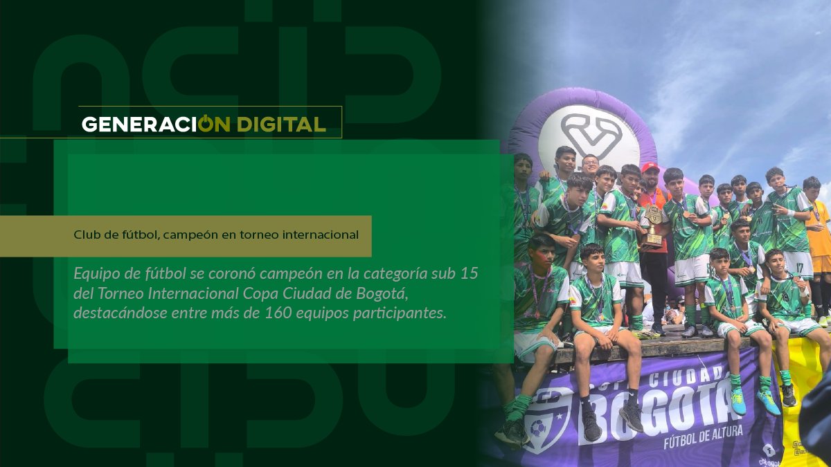 Club de fútbol, campeón en torneo internacional — imagen 1 de 4