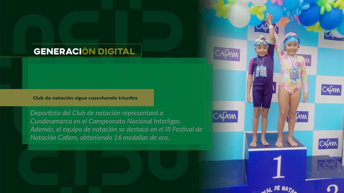 Club de natación sigue cosechando triunfos — imagen 1 de 5