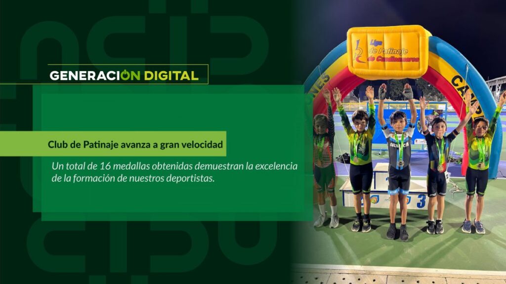 Club de Patinaje avanza a gran velocidad