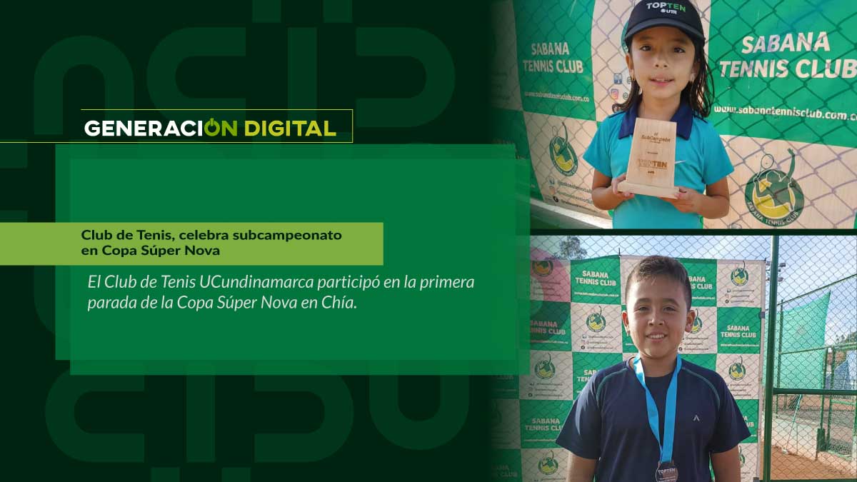 Club de Tenis, celebra subcampeonato en Copa Súper Nova