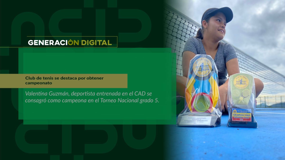 Club de tenis se destaca por obtener campeonato