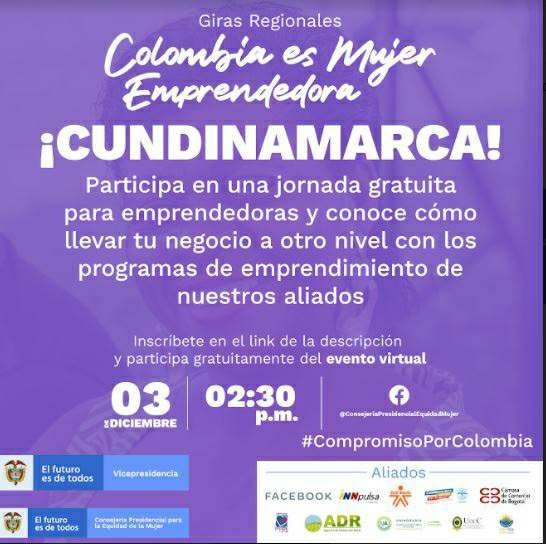 Colombia is an entrepreneurial woman