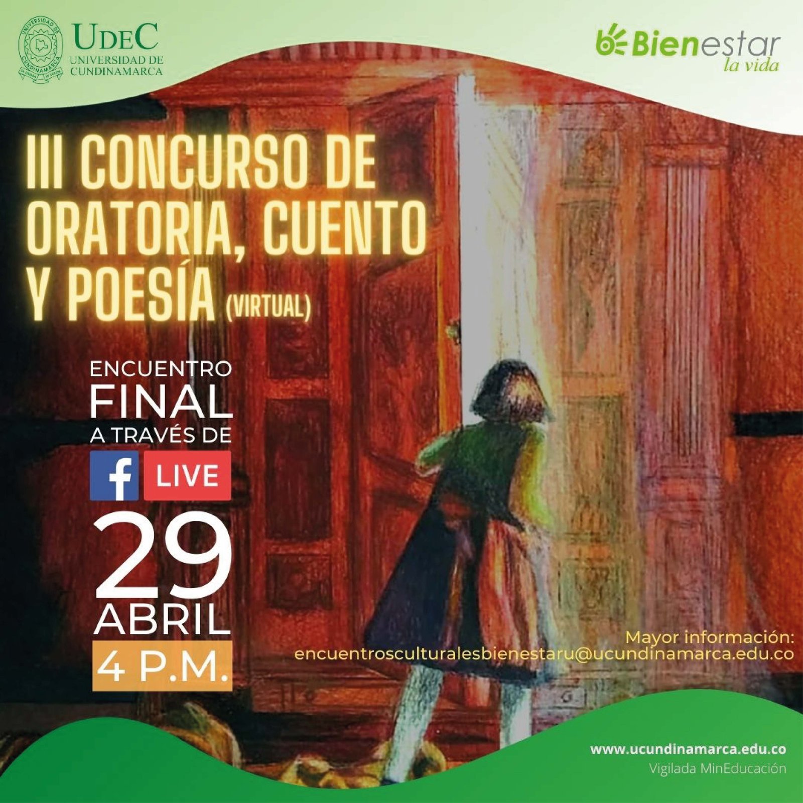 Concurso de oratoria, cuento y poesía encuentro final