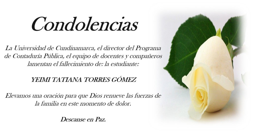 Condolencias Condolencias