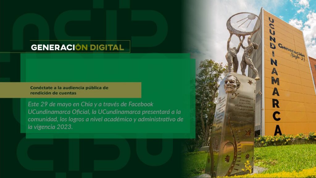 Conéctate a la audiencia pública de rendición de cuentas