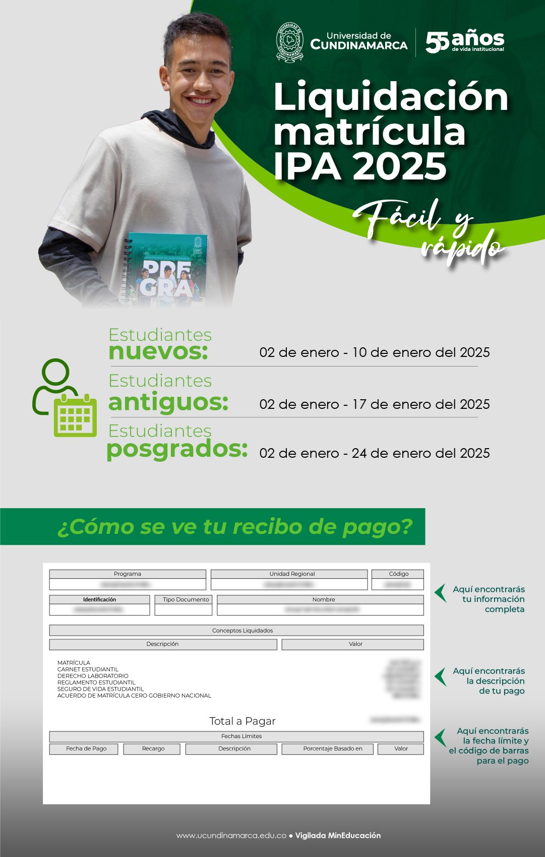 Conoce aquí toda la información importante sobre tu matrícula académica IPA 2025 — imagen 2 de 4 Conoce aquí toda la información importante sobre tu matrícula académica IPA 2025 — imagen 2 de 4
