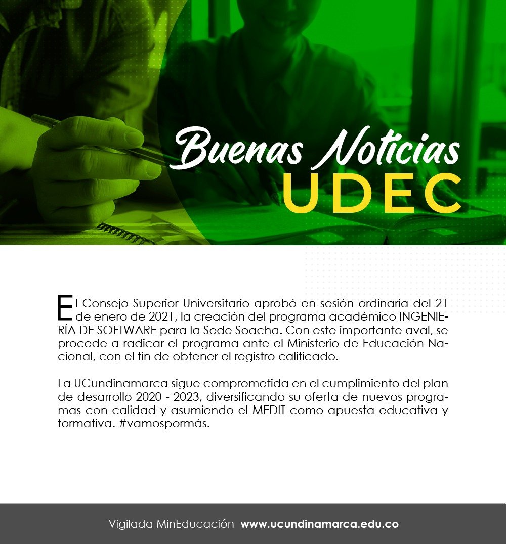 Consejo Superior avala el programa Ingeniería de Software