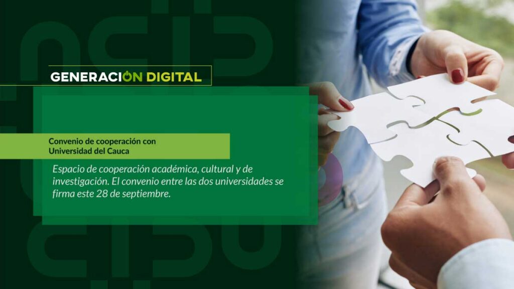 Convenio de cooperación con Universidad del Cauca