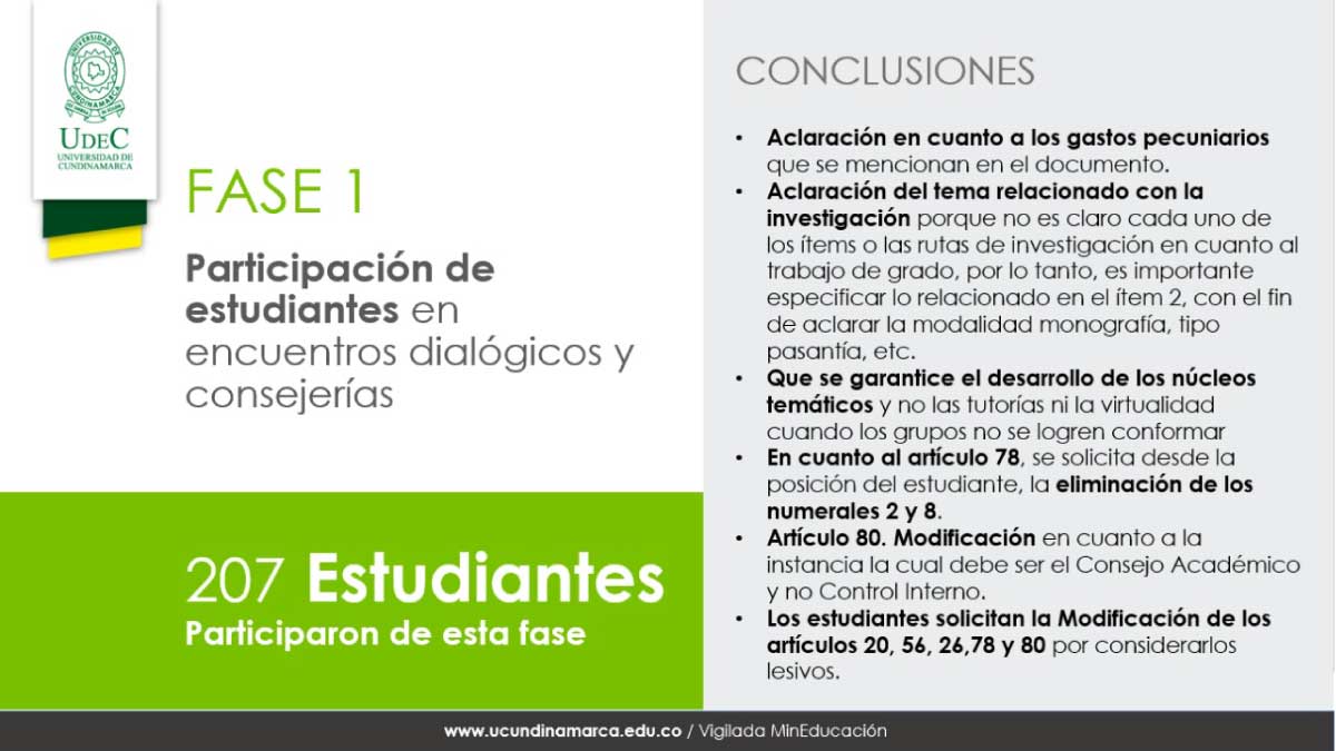 Conversatorios sobre reglamento estudiantil — imagen 5 de 5
