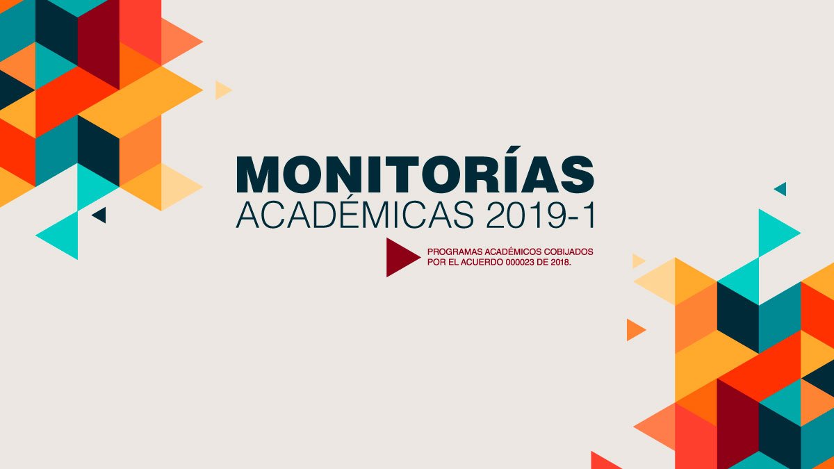 Call for Applications 013 - Academic Monitors 2019-1