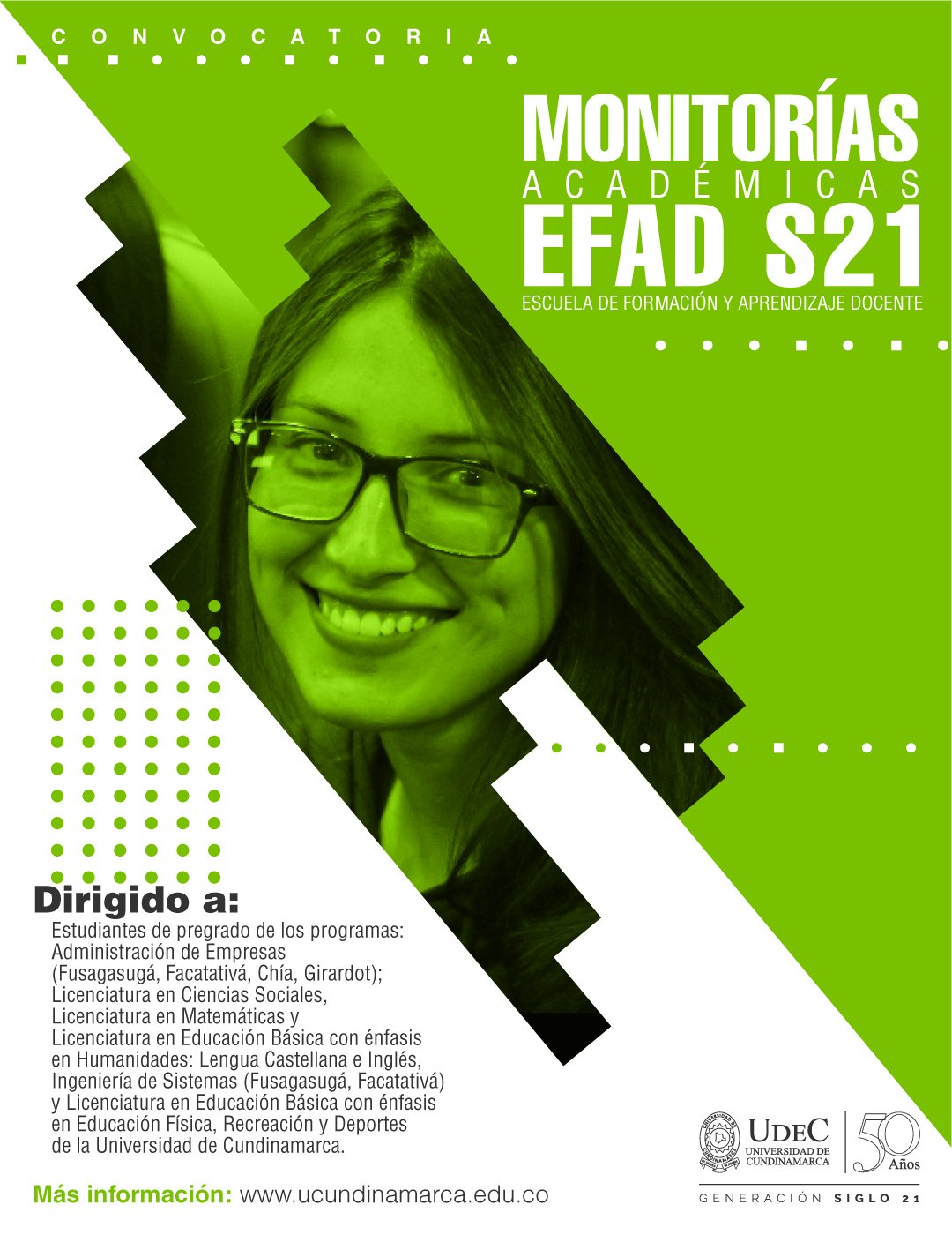 Convocatoria 015 - Monitorías Académicas EFAD S21 2019-2 Convocatoria 015 - Monitorías Académicas EFAD S21 2019-2