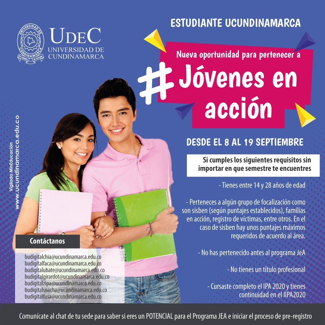 Convocatoria Jóvenes en Acción