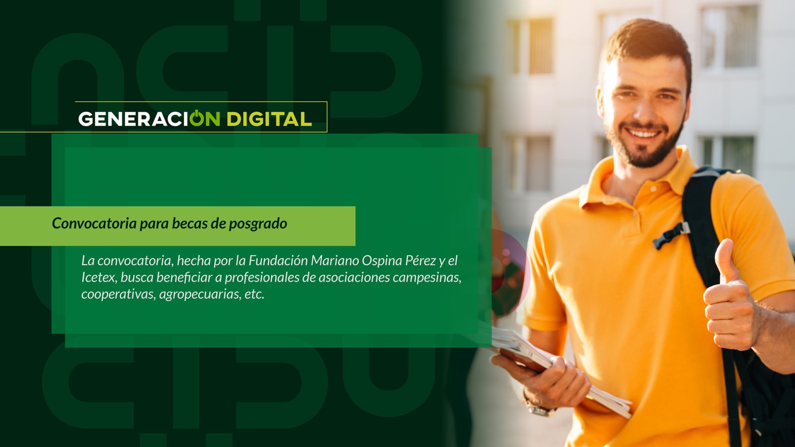 Convocatoria para becas de posgrado