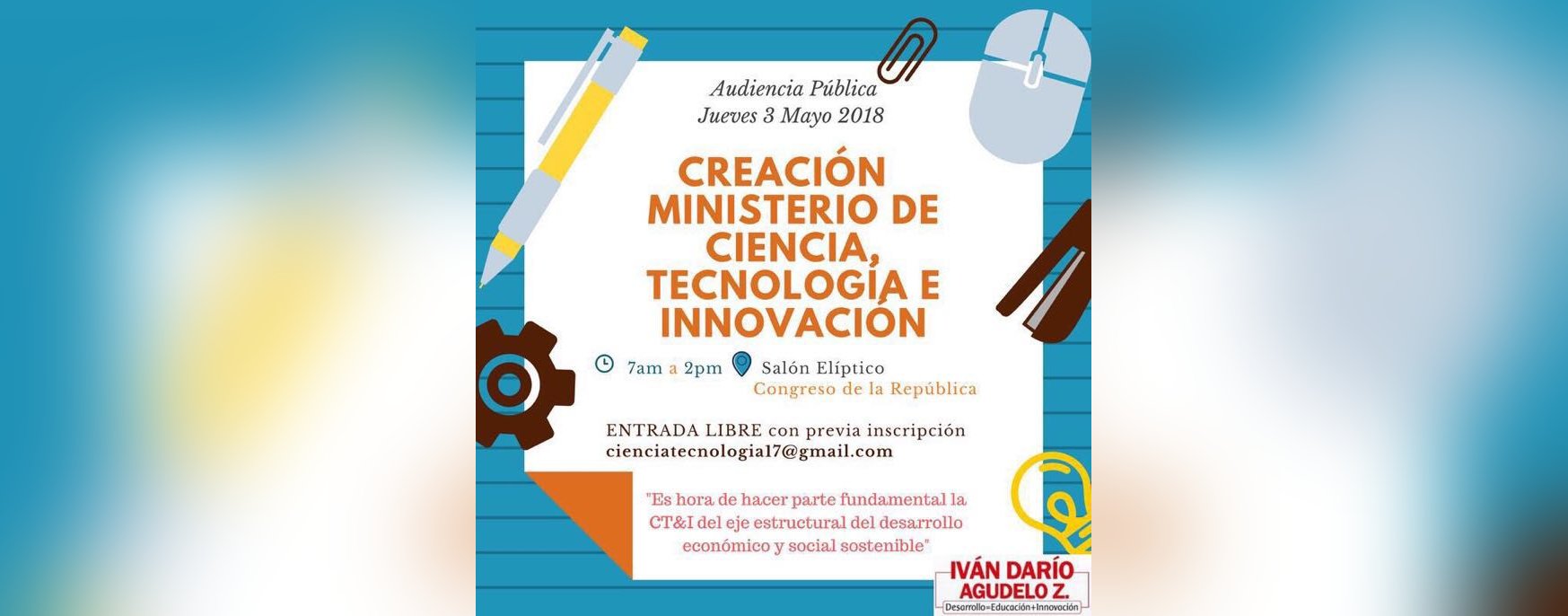CREACIÓN MINISTERIO DE CIENCIA, TECNOLOGÍA E INNOVACIÓN