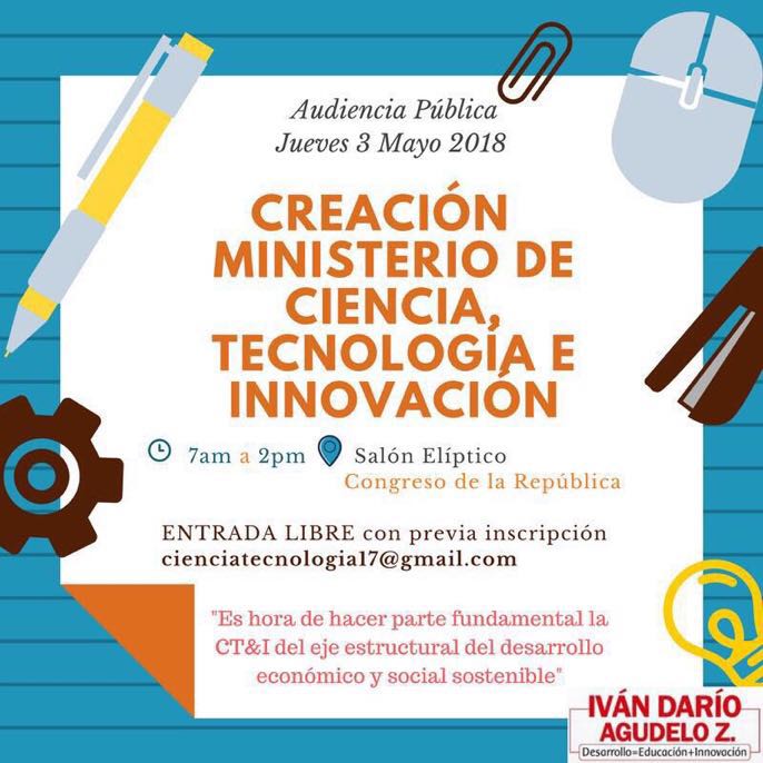 CREACIÓN MINISTERIO DE CIENCIA, TECNOLOGÍA E INNOVACIÓN CREACIÓN MINISTERIO DE CIENCIA, TECNOLOGÍA E INNOVACIÓN