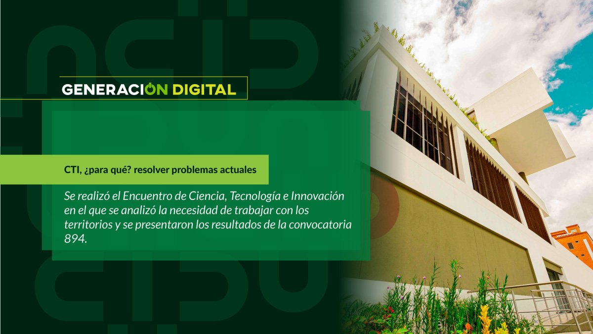 CTI, ¿para qué? resolver problemas actuales — imagen 1 de 5