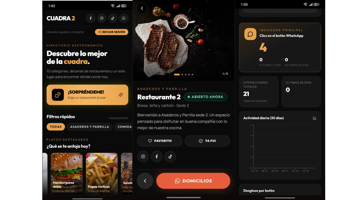 CUADRA2 conecta la gastronomía — imagen 2 de 3