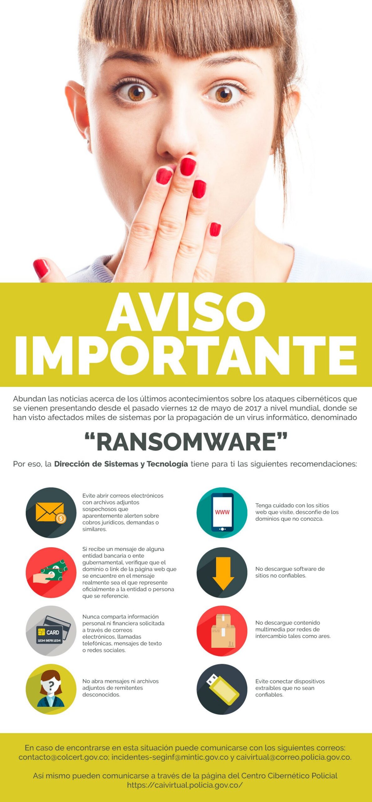 ¡Cuidado con el "ransomware"!