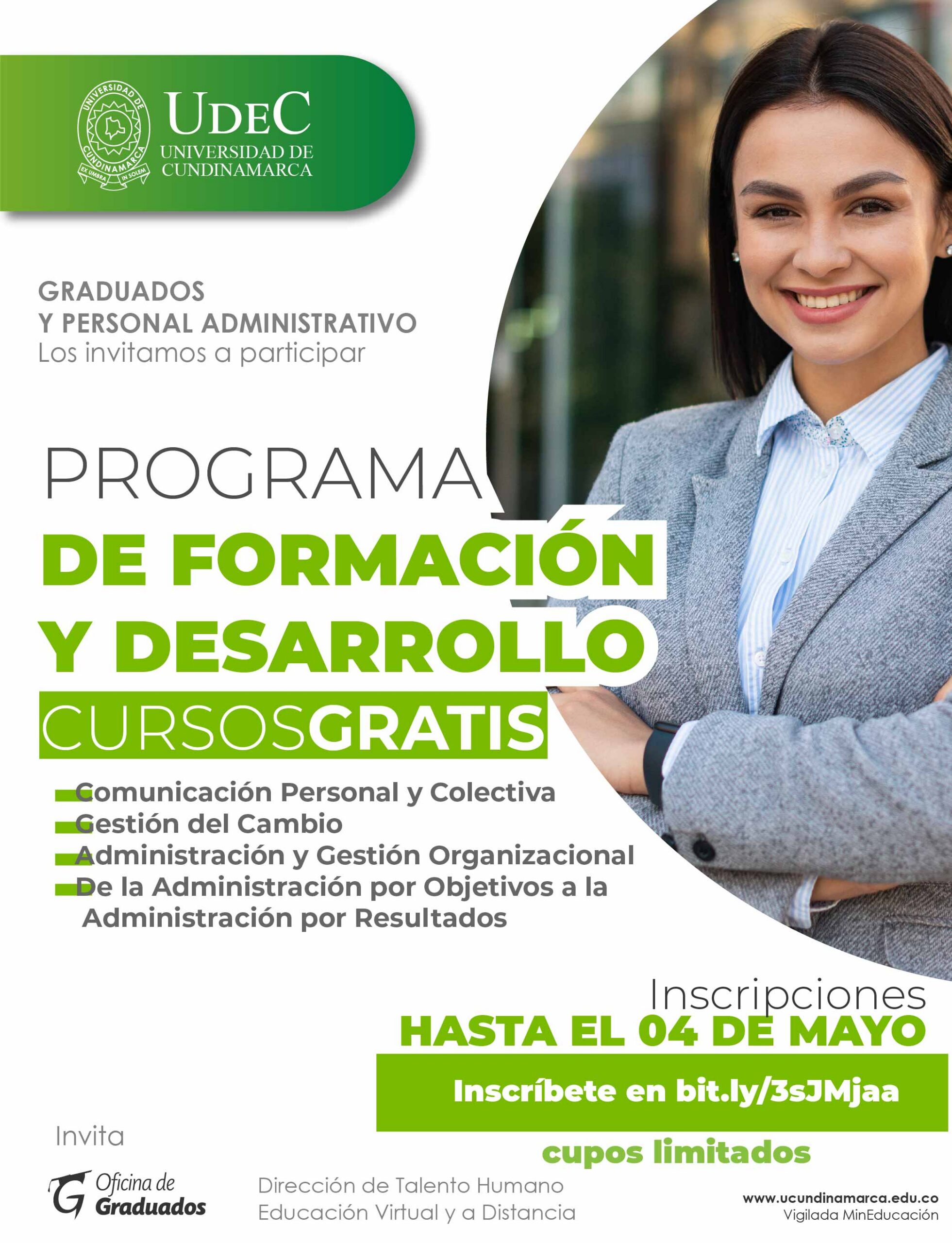 Free courses for graduates and administrative staff