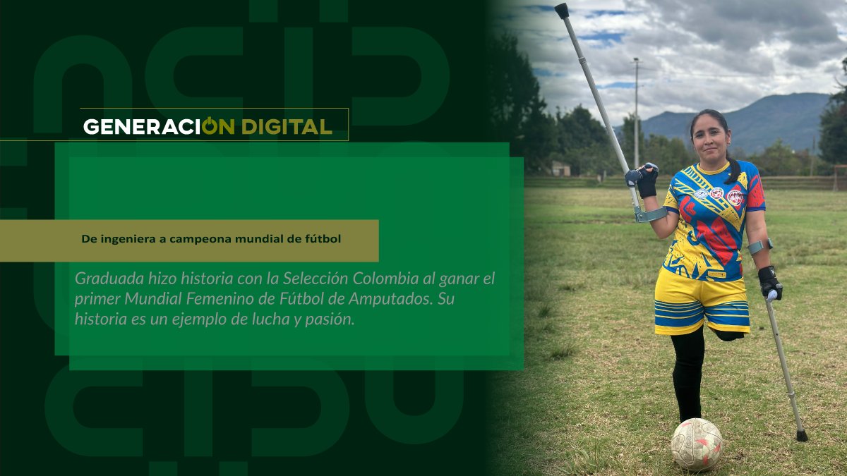 De ingeniera a campeona mundial de fútbol — imagen 1 de 5
