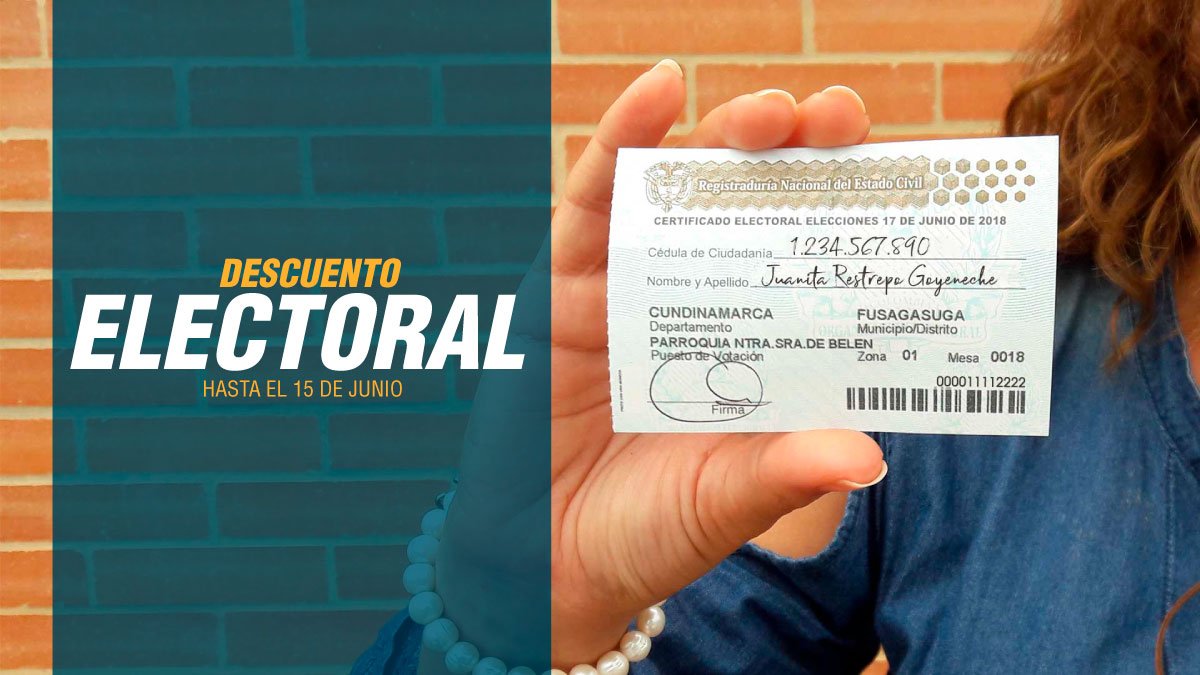 Descuento electoral IIPA 2019 — imagen 1 de 3