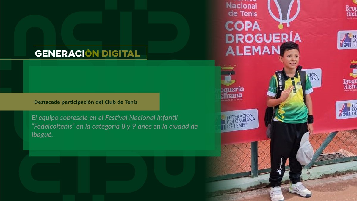 Destacada participación del Club de Tenis