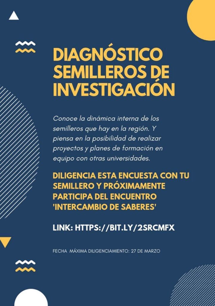 Diagnóstico semilleros de investigación RUMBO